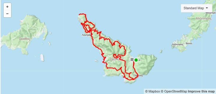 7η Ποδηλατική Διαδρομή Ο Γύρος της Σκοπέλου (ΜΤΒ GRAVEL)_Map
