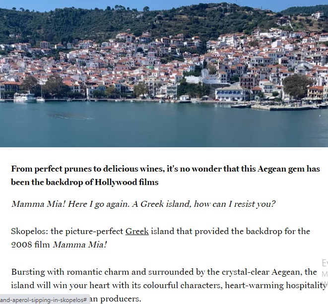 Σπάνιο αφιέρωμα – «ύμνος» του Reader’s Digest για Ελλάδα και  Σκόπελο!