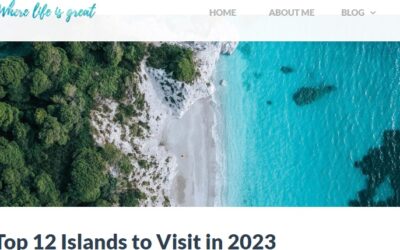 Skopelos among the 12 top islands of the world for 2023 in UK!